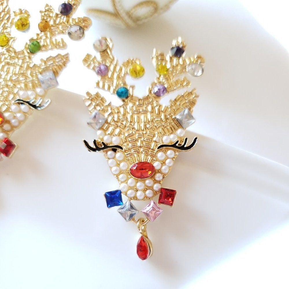 New! Baublebar Reindeer Earrings  - Picture 7 of 8
